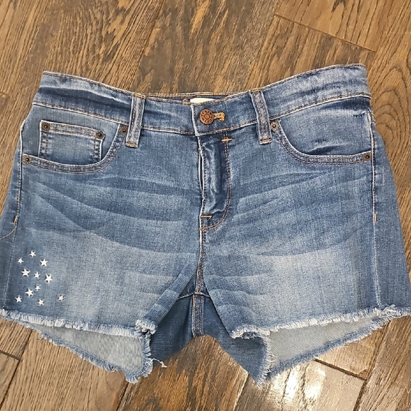 J. Crew Blue Denim Shorts - Picture 1 of 4